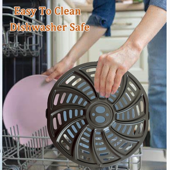 5QT Air Fryer Replacement Tray for Gourmia GAF556 Air Fryers, Upgraded Nonstick - Picture 4 of 16